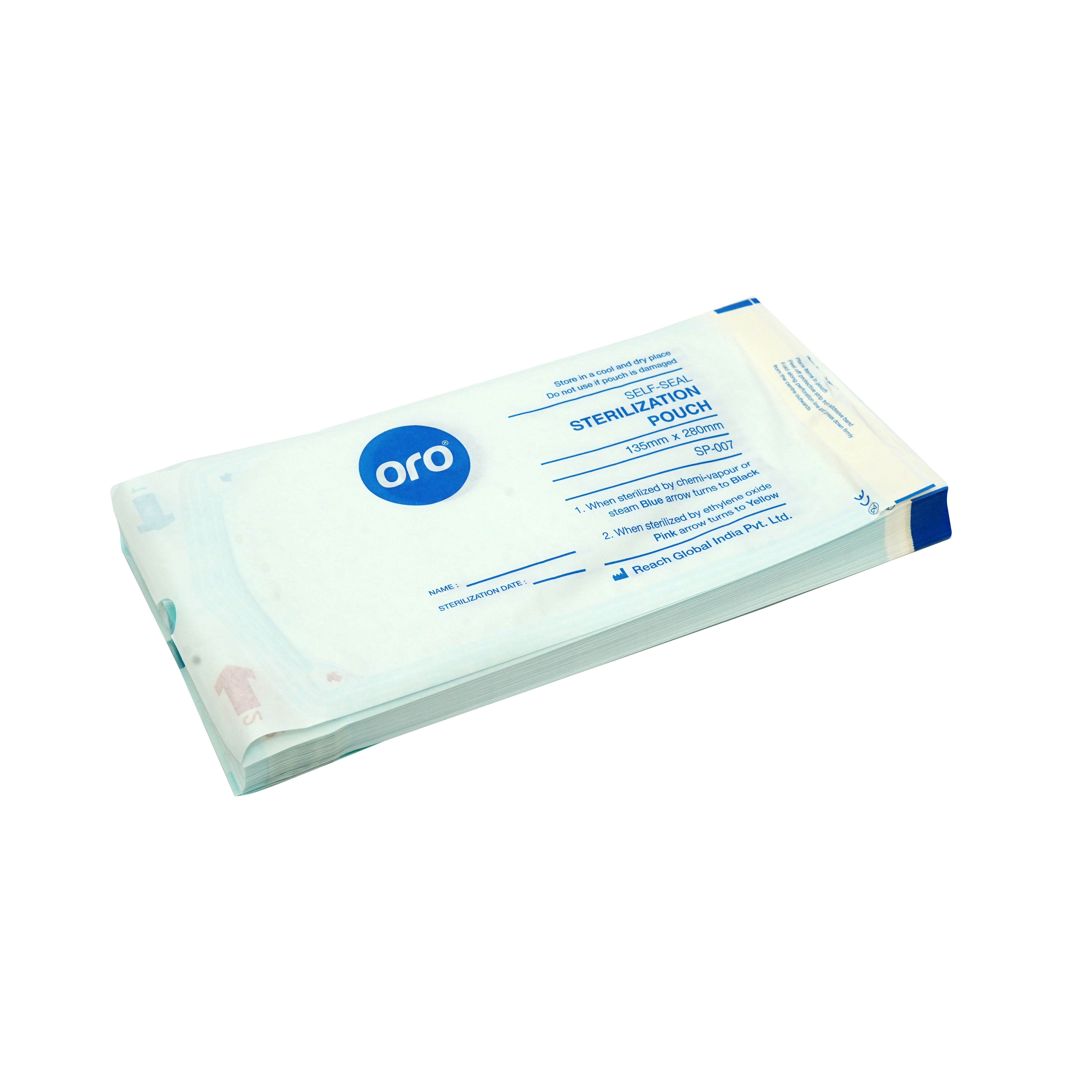 Sterilization Pouches 5.25*10(134*283MM)-ORO